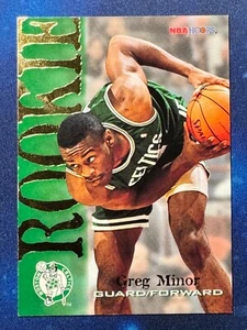 Greg Minor 1994-95 NBA Hoops Rookie #307 Boston Celtics - Picture 1 of 2