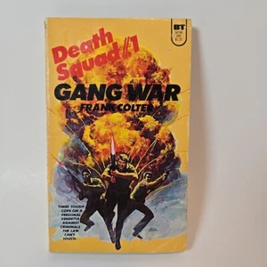Death Squad #1 Gang War by Frank Colter Vintage Paperback Action 1975 - Foto 1 di 7