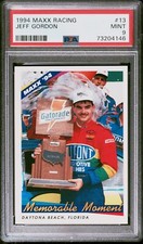 1994 Maxx Racing JEFF GORDON #13 - PSA 9 - MINT - DAYTONA BEACH Memorable Moment