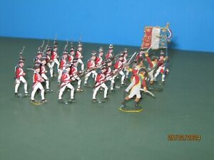 Vintage Zinnefiguren Napoleonic Tin Flats French Swiss Guard