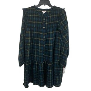 Vestido de manga larga tejido a cuadros Cat & Jack para niñas talla XL - Imagen 1 de 6