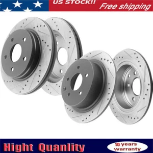 Front Rear Brake Rotors Set of 4 for Ford Fusion Mercury Milan 2006 2007 - 2011 - Picture 1 of 8
