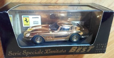FERRARI 275 GTB/4 COUPE' BEST MODEL BY MARCO GRASSINI LIMITED #0872 GOLD 1:43 - Immagine 1 di 4