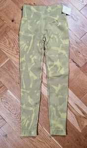 Leggings para mujer Gymshark Adapt camuflados sin costuras amarillos XS - Imagen 1 de 6