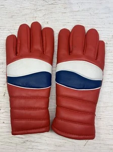 Guantes De Colección Nieve/Esquí/Moto Años 70 Rojo Azul Blanco Rayas RARO Para Mujer Lg - Imagen 1 de 8