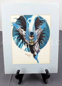 Original 1989 Pat Broderick Batman Caballero Oscuro Color Dibujo Boceto Arte 11x14" - Imagen 1 de 6