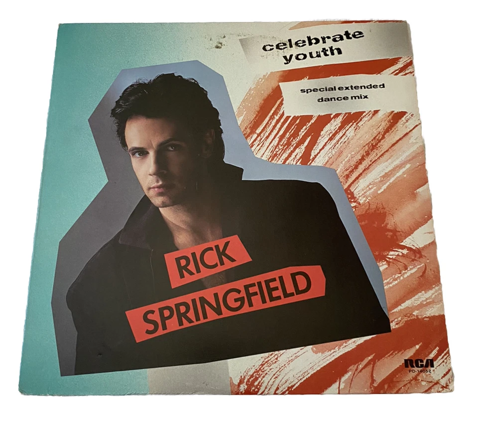 Rick Springfield Celebrate Youth VINYL RECORD  ALBUM  PD-14052 Rock 45RPM Single - Image 1 of 3