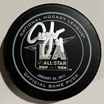 Cam Fowler Blues Anaheim Ducks Firmado Autografiado 2017 NHL All Star Game Puck Foto 1 de 4