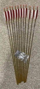Easton Beman CenterShot Archery Carbon Arrows - 400 - 5” Feathers Dozen NEW - Picture 1 of 1
