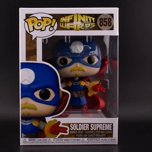 Vinilo Funko Pop Soldier Supreme Infinity Warps #858 con protector - Imagen 1 de 5