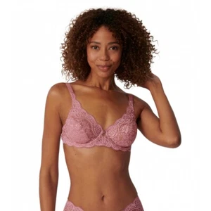 Triumph Amourette 300 W 10166797 Underwired Unpadded Full Cup Bra Pink NEW - Picture 1 of 4