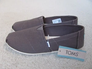 Toms Belmont Women's Brown Canvas Comfort Shoes Size 7-NWT - Picture 1 of 11