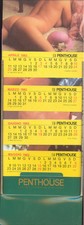 Calendario da tavolo di Penthouse 1983 Metallo e carta Lilli Carati, El Vallone