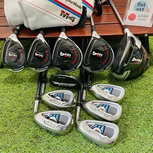 Women TaylorMade Fullset M4 1w3w5w 45Hybrid BURNE Iron 789PS L Flex 11Pcs Golf - Picture 1 of 24
