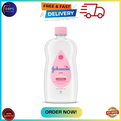 Óleo para bebê Johnson & Johnson, fl oz 20 - Imagem 1 de 4
