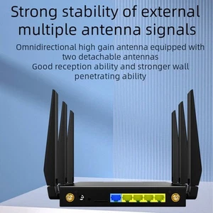 Routeur CPE 5G Plug EU avec emplacement pour carte SIM double bande WiFi6 1000Mbps Gigabit Ethern - Photo 1/24