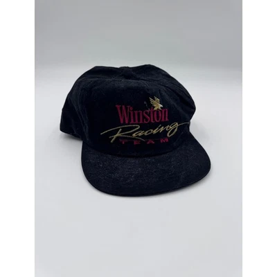 Sombrero de terciopelo vintage Winston Racing Team Foto 1 de 3