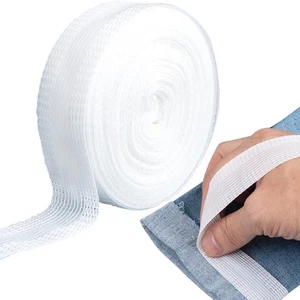 11 Yard Iron-on Instant Hem Tape, Adhesive Tape Iron on, Adhesive Fabric Hemm... - Picture 1 of 7