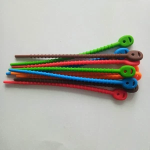 10 PIEZAS Corbatas de Silicona para Pasteles Bolsa de Alimentos Clips de Apretar Envoltura Cremallera - Imagen 1 de 11