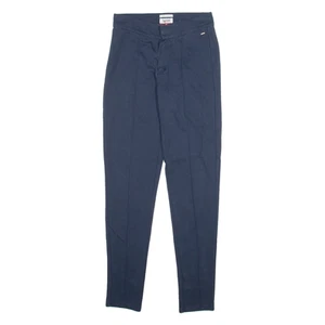 TOMMY HILFIGER Womens Trousers Blue Slim Skinny W24 L29 - Picture 1 of 6