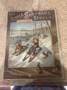 1884 The Little Showman's Series No. 2-Winter | McLoughlin Bros NY | Rare - Picture 1 of 7