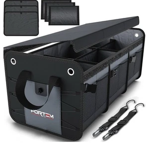 Fortem XL Trunk Organizer Car/SUV Storage New in Package Multi-Section Groceries - Picture 1 of 6