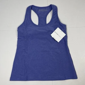 Beyond Yoga Racerback Tank Womens S/M Purple Indigo Heather Spacedye Step Up New - Bild 1 von 6