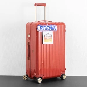 Rimowa Salsa Deluxe 86L Red 4-wheels Carry Case Suitcase 873.70 - Picture 1 of 10