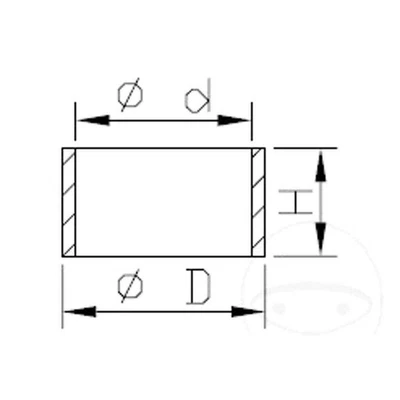 BOCCOLA SCORRIMENTO AMMORTIZZATORE 14MM per Kawasaki 1000 ZX10R NINJA 2004-2007 Foto 1 de 3