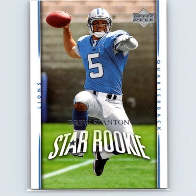 2007 Upper Deck - Star Rookie Drew Stanton #289 (RC) - Detroit Lions - Image 1 of 2