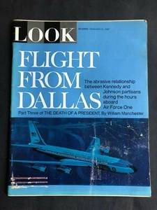 Look Magazine February 21 1967 Flight From Dallas - Picture 1 of 2
