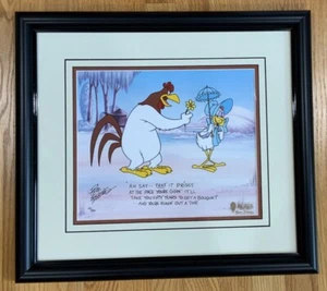 No Spring Chicken Limited Edition Cel WB Framed, 1994, Signed By Friz Freleng - Picture 1 of 4