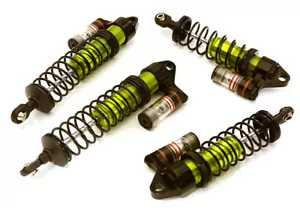 Set ammortizzatori Piggyback lavorati CNC (4) per Traxxas 1/10 Slash 2WD e Nitro Slash - Foto 1 di 1