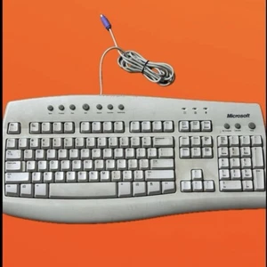 Microsoft Internet Wired Keyboard PS/2 Model X08-08205 Tested - Picture 1 of 5
