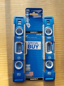 ⭐NEW⭐ Empire 9 in. True Blue Professional Magnetic Torpedo Level 2-Pack - Picture 1 of 4