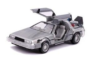 Jada Back to the Future II Hollywood Rides Diecast Modelo 1/24 DeLorean BTTF NEW - Imagen 1 de 6