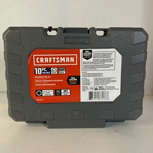 Craftsman 10-Piece 3/8-in Drive & Socket Wrench Set - Metric. 10-18mm 6 Point - Picture 1 of 6