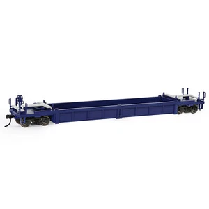 Evemodel Train 3 Units HO Scale 1:87 40' Well Car 40ft Painted Trailer TTX C8749 - Picture 1 of 29