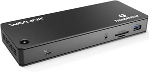 Thunderbolt 3 Docking Station with 85W Charging,2X Thunderbolt 3 up to 40Gb/S, D - Picture 1 of 12