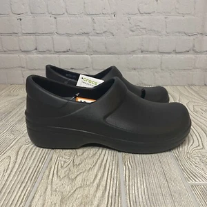 Crocs Neria II Work Clogs Women’s 8 Black Slip Resistant New - Picture 1 of 10