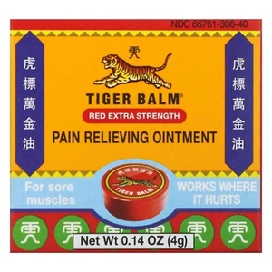 Tiger Balm Red Extra Strength – 3 Pack (0.14 oz Each) - Picture 1 of 3