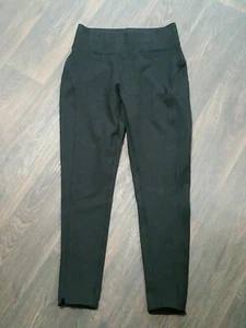 SEVEN7 HIGH RISE BLACK Thick PULL ON LEGGING PANTS Size M Wide Waistband - Picture 1 of 5