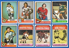 1974-75 OPC 74-75 O PEE CHEE NHL HOCKEY CARD ERROR & WRONG BACK 133-264 SEE LIST