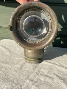 RARE DOUBLE LENS Miller Carbide Lamp Lantern VINTAGE Antique Bike Bicycle CYCLE - Picture 1 of 12