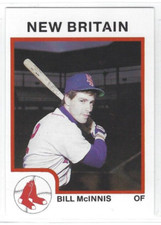 1987 New Britain Red Sox (Double A-Boston Red Sox) Bill McInnis