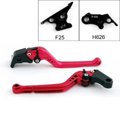Long Brake Clutch Levers For Honda CBR500R 2013-2014 Red #8 Foto 1 de 4