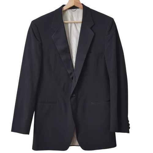 Givenchy blazer uomo vintage nero taglia 42R smoking cappotto formale bottoni designer
