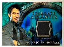 Stargate Atlantis Season 2 Costume Card Joe Flanigan as Major John Sheppard