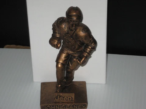 John Slaney - Bronze JEEP figure - Wilkes Barre Scranton PENGUINS Hockey Cover
