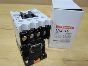 Teco Magnetic Contactor CU-16-3A1a-220V CU16H5 - Picture 1 of 3